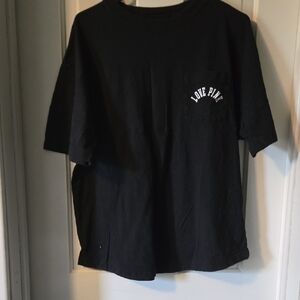 PINK Victoria's Secret Black Short Sleeve Tee Casual